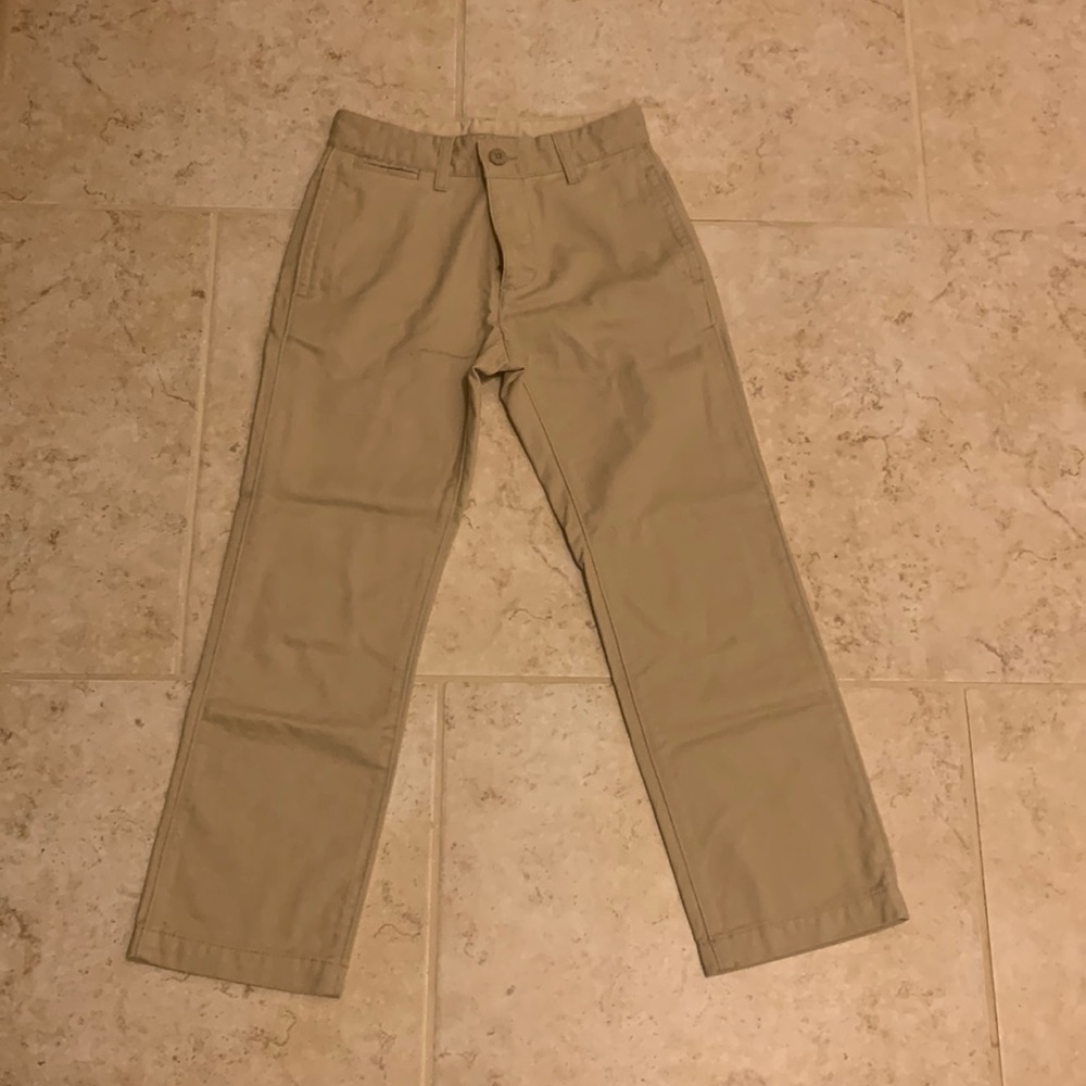 Gap boys khaki adjustable waist pants. Size 8R